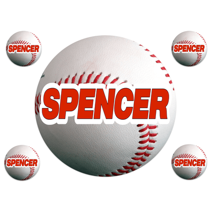 Cling It Shapes - Baseballs