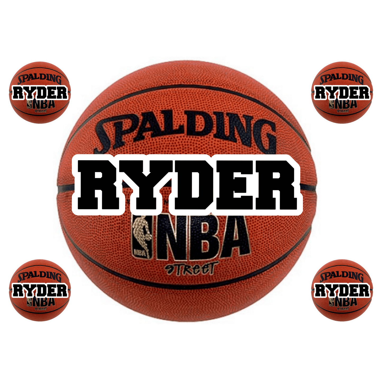 Cling It Shapes - Basketballs