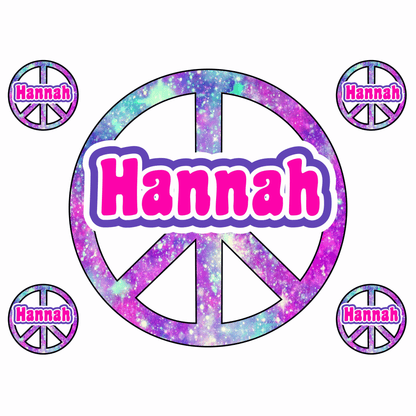 Cling It Shapes - Peace Signs