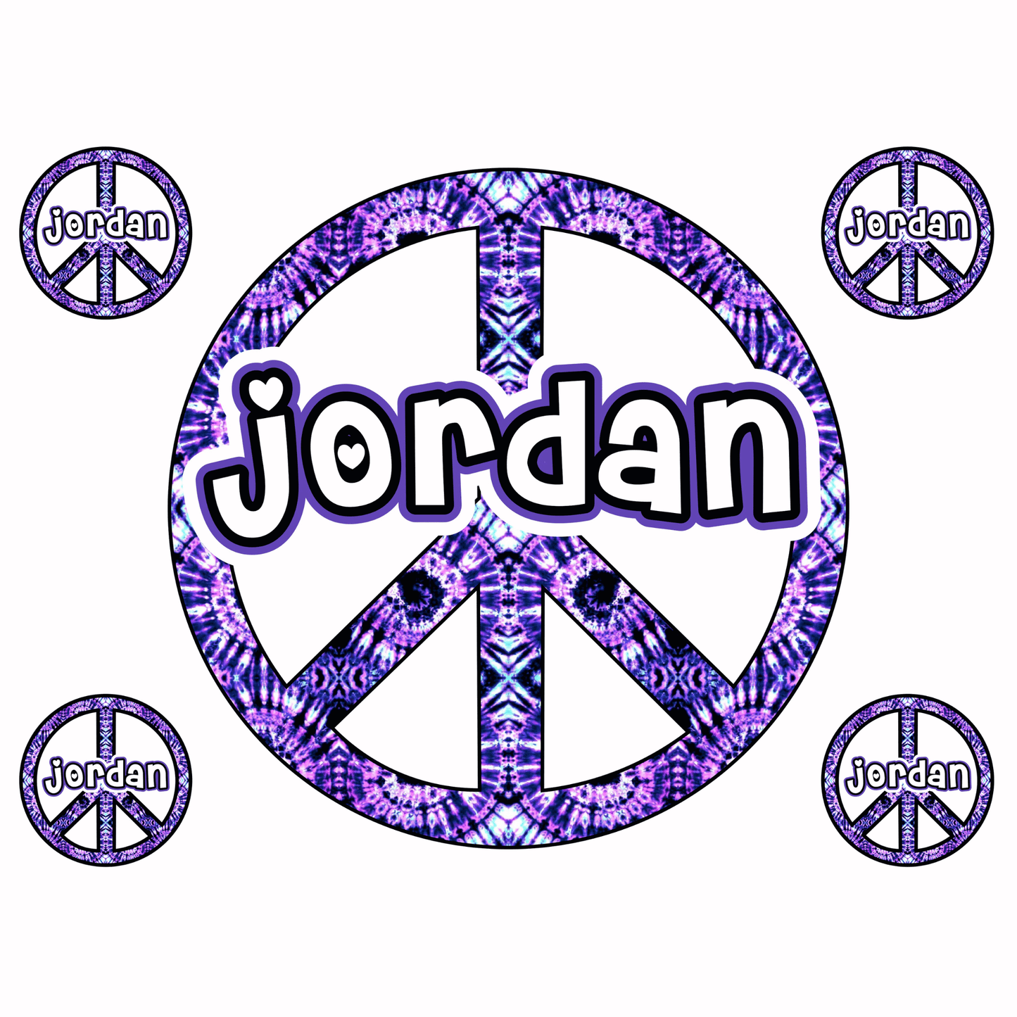 Cling It Shapes - Peace Signs