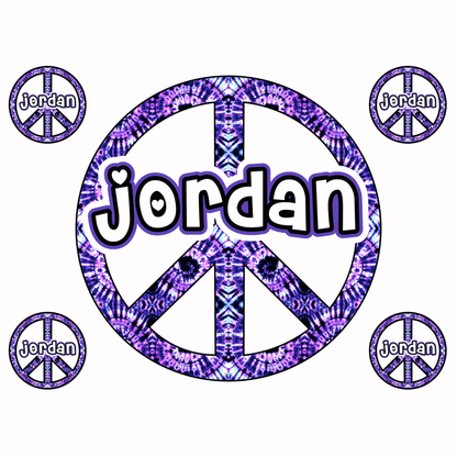 Cling It Shapes - Peace Signs