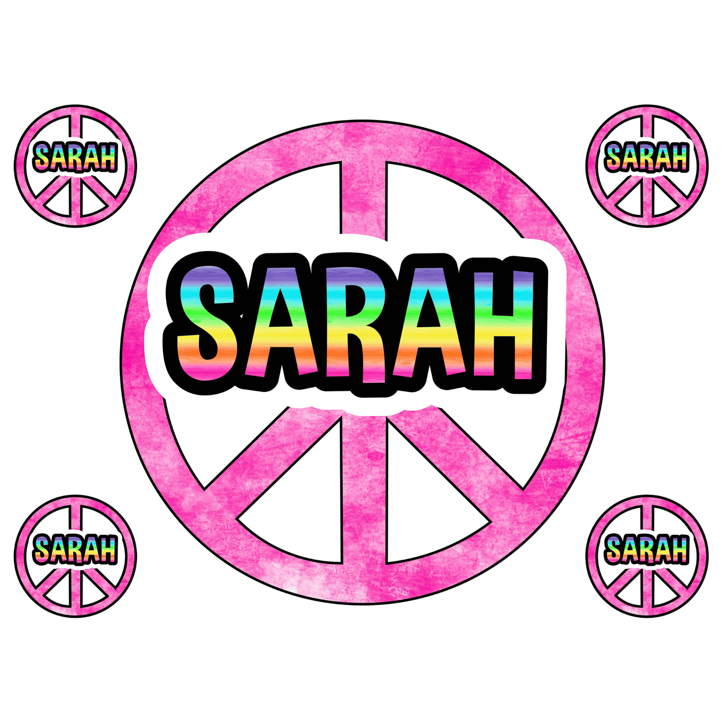 Cling It Shapes - Peace Signs