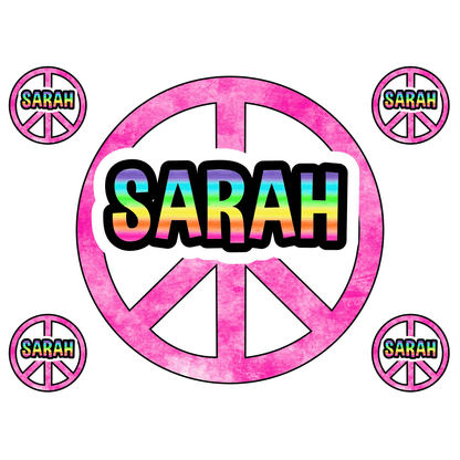 Cling It Shapes - Peace Signs