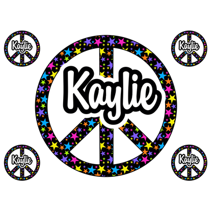 Cling It Shapes - Peace Signs