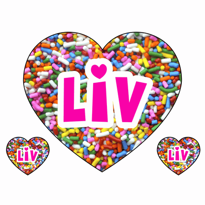 Cling It Shapes - Hearts