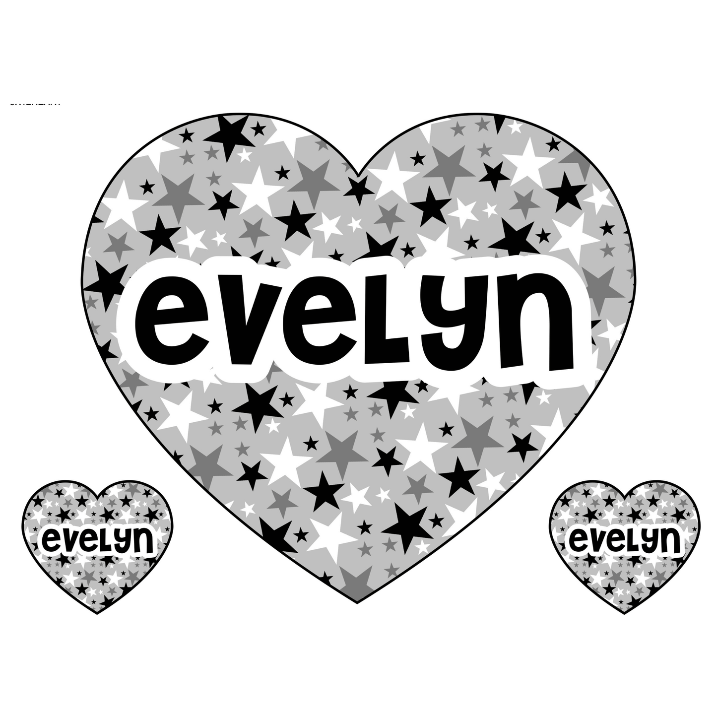 Cling It Shapes - Hearts