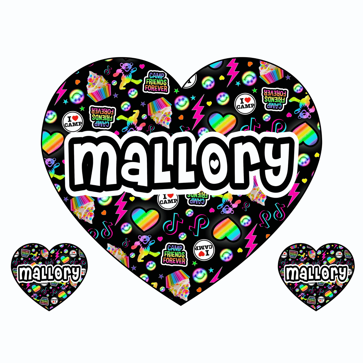 Cling It Shapes - Hearts