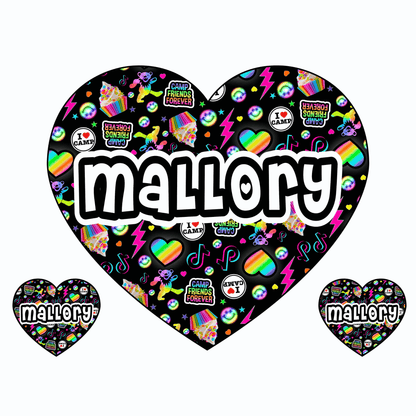 Cling It Shapes - Hearts