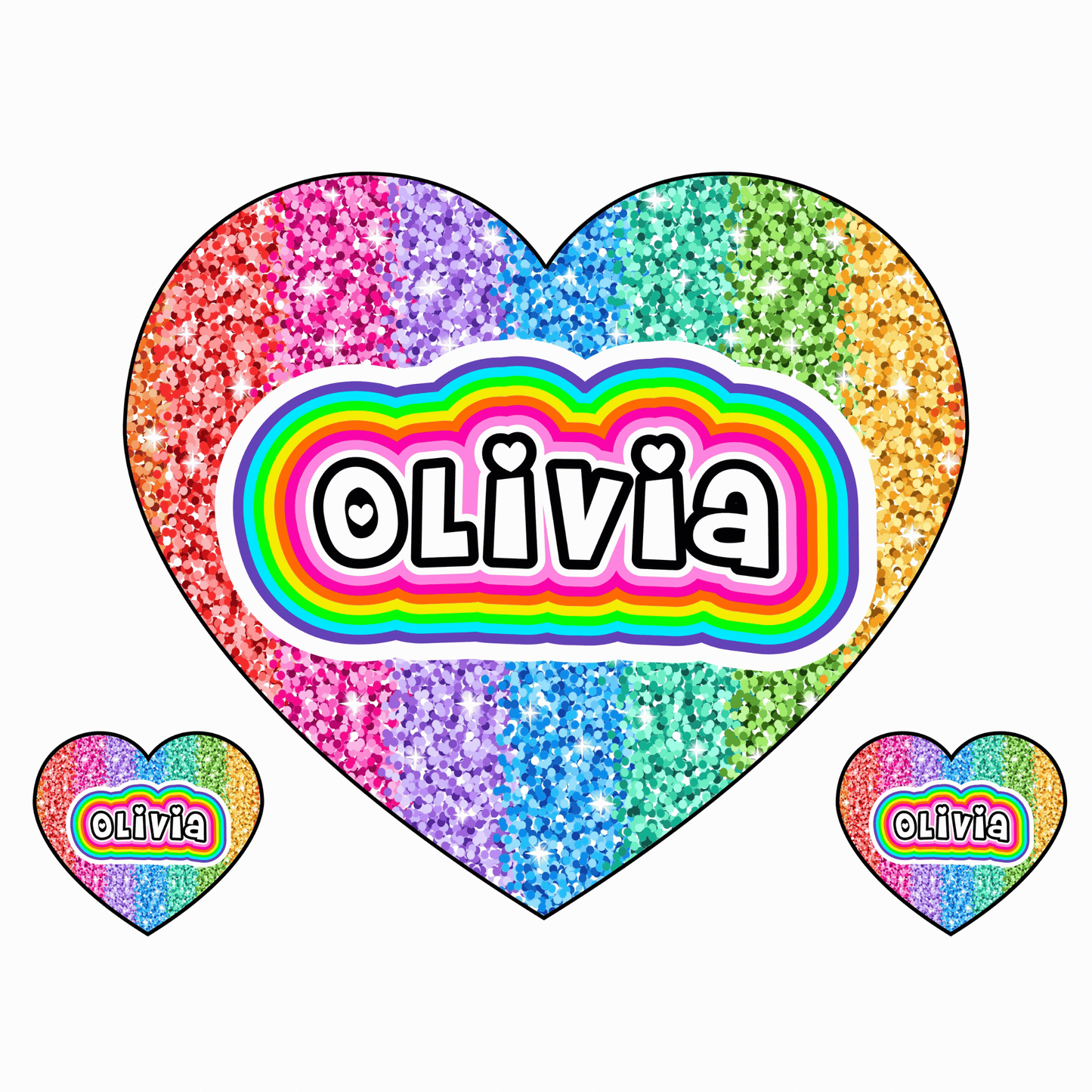 Cling It Shapes - Hearts