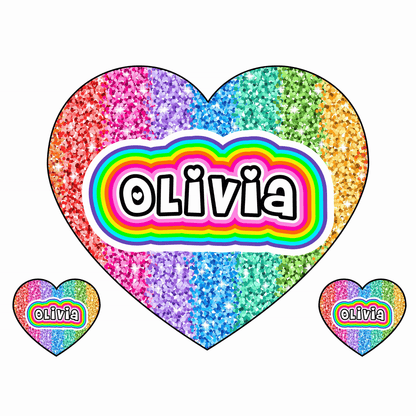 Cling It Shapes - Hearts