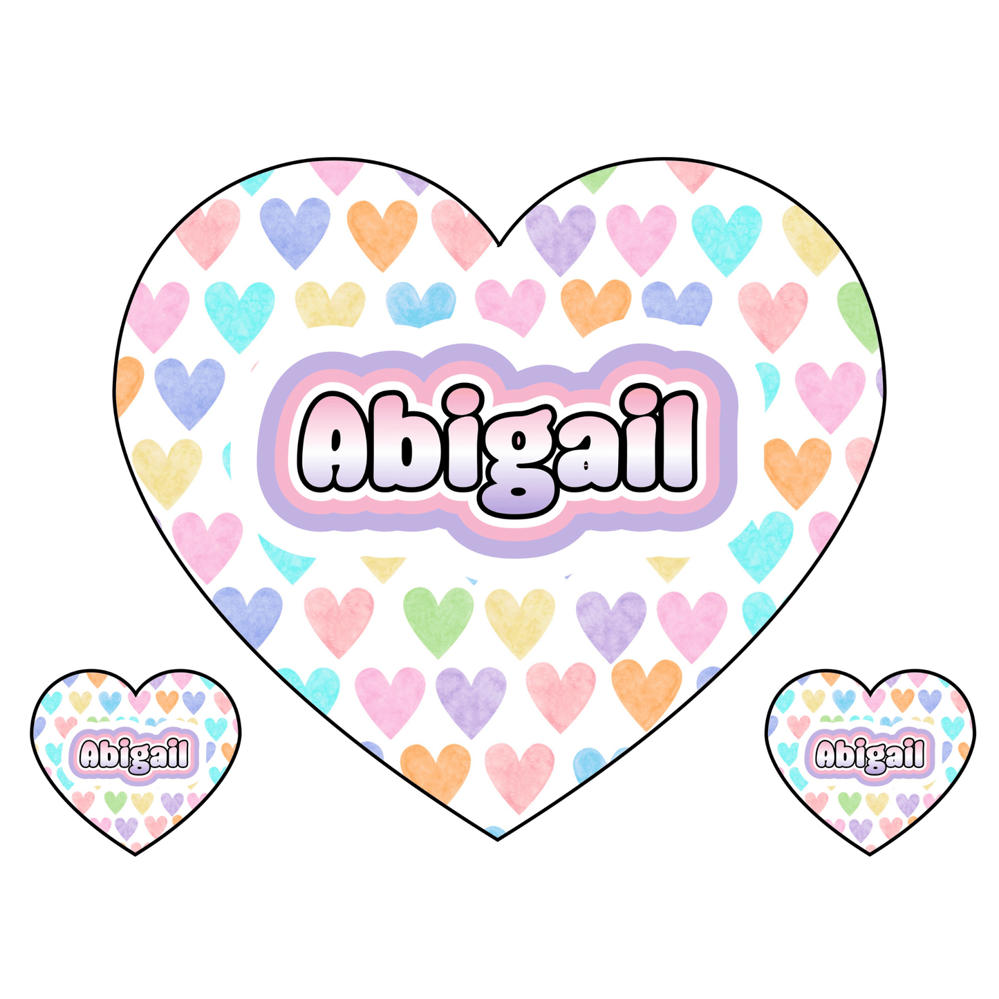 Cling It Shapes - Hearts