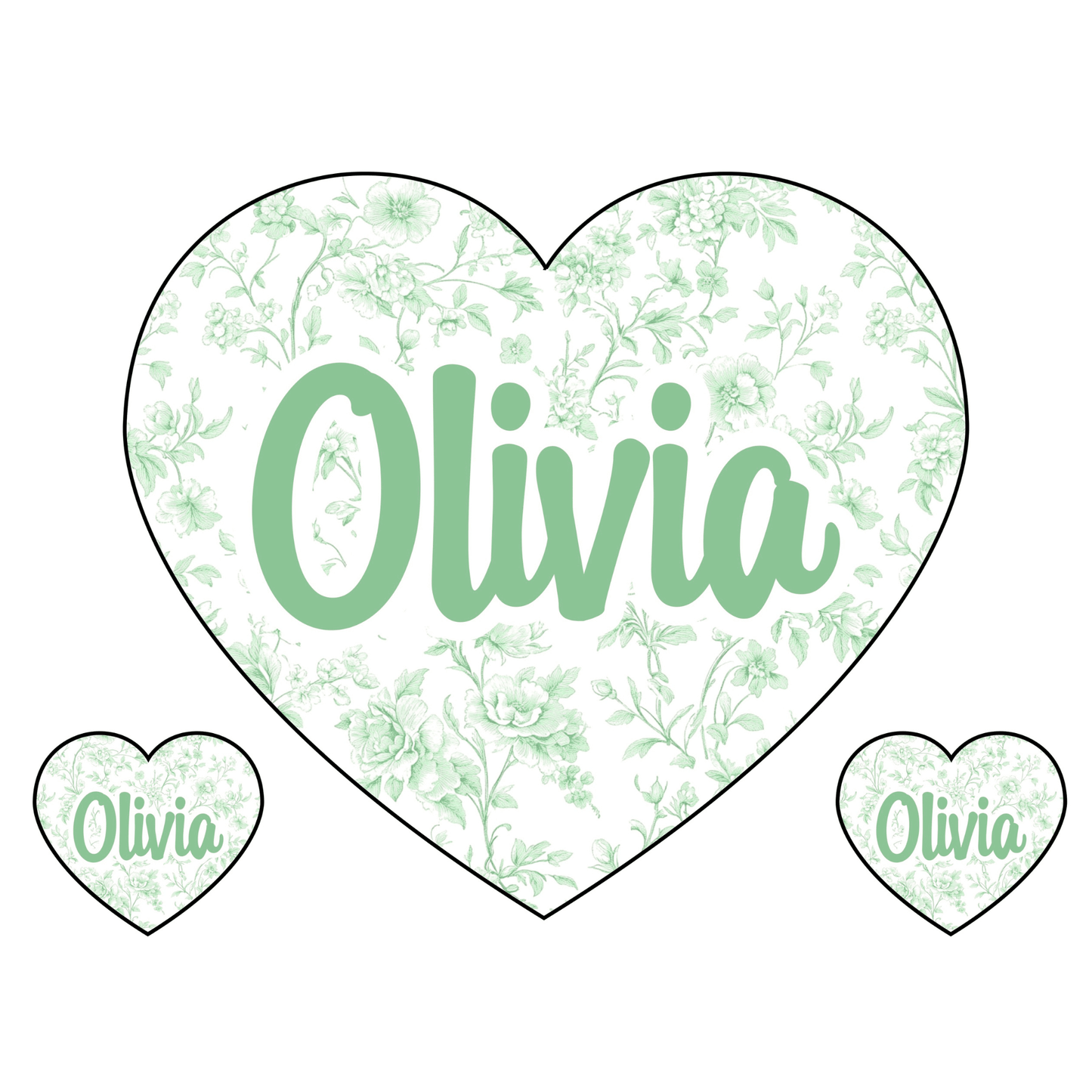 Cling It Shapes - Hearts