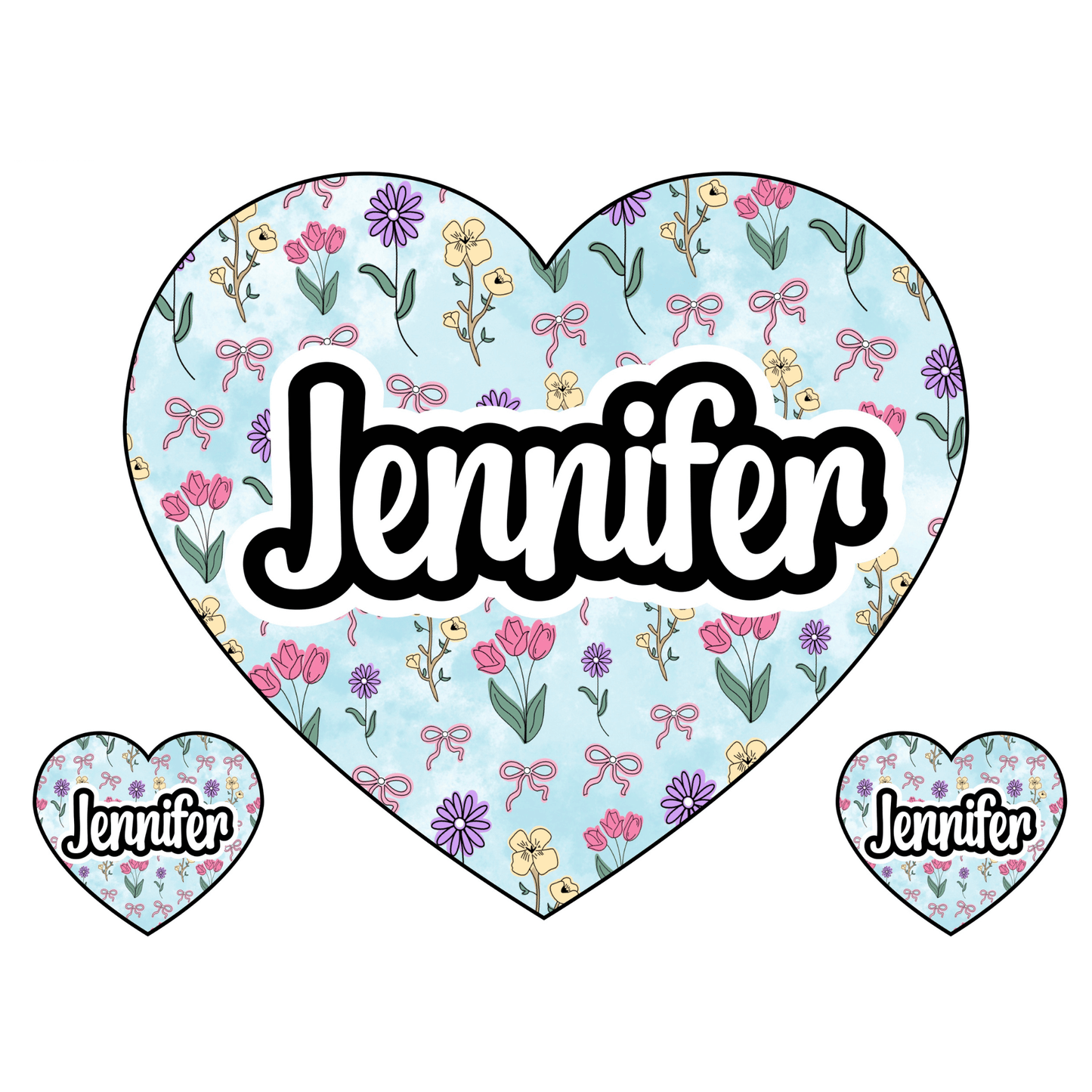 Cling It Shapes - Hearts