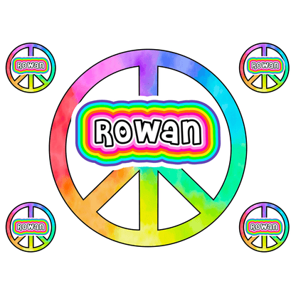 Cling It Shapes - Peace Signs