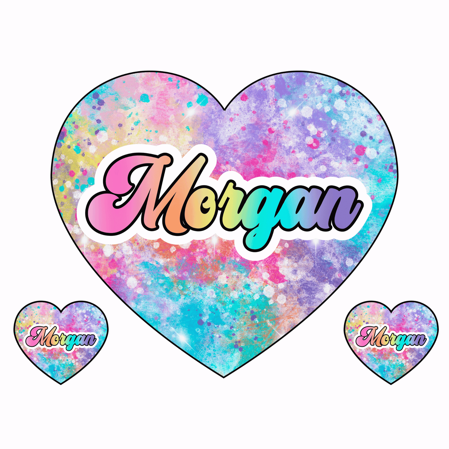 Cling It Shapes - Hearts