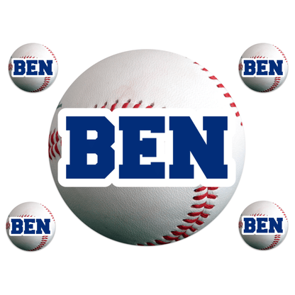 Cling It Shapes - Baseballs