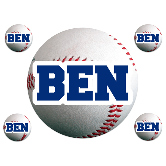 Cling It Shapes - Baseballs