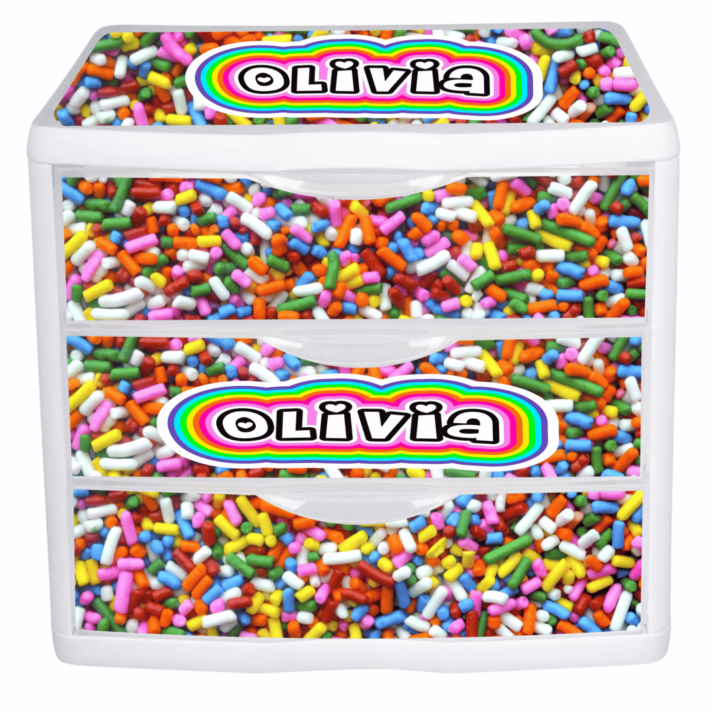 Personalized Three Drawers