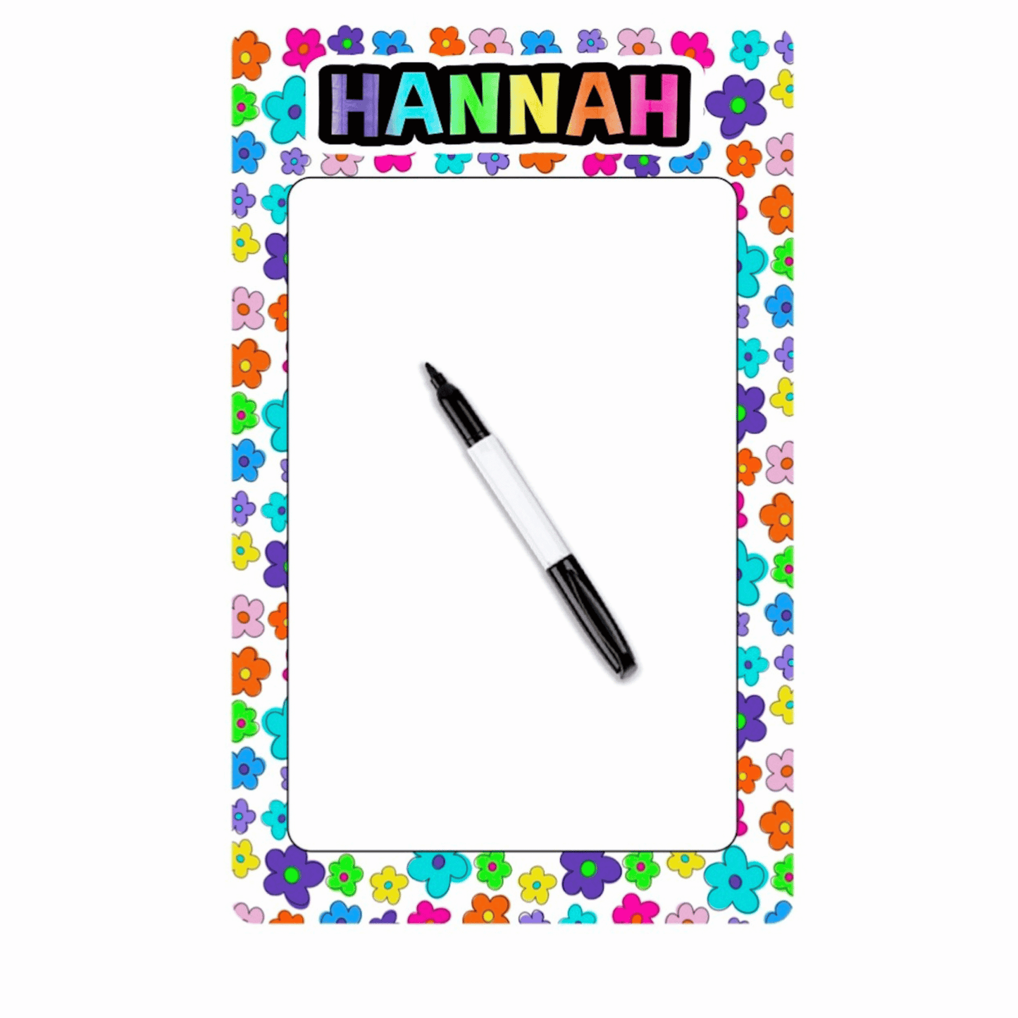 Personalized Laminated Dry Erase Board