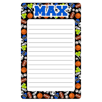 Personalized Lined Notepad (8.5" x 11")
