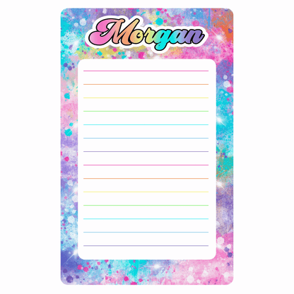 Personalized Lined Notepad (8.5" x 11")