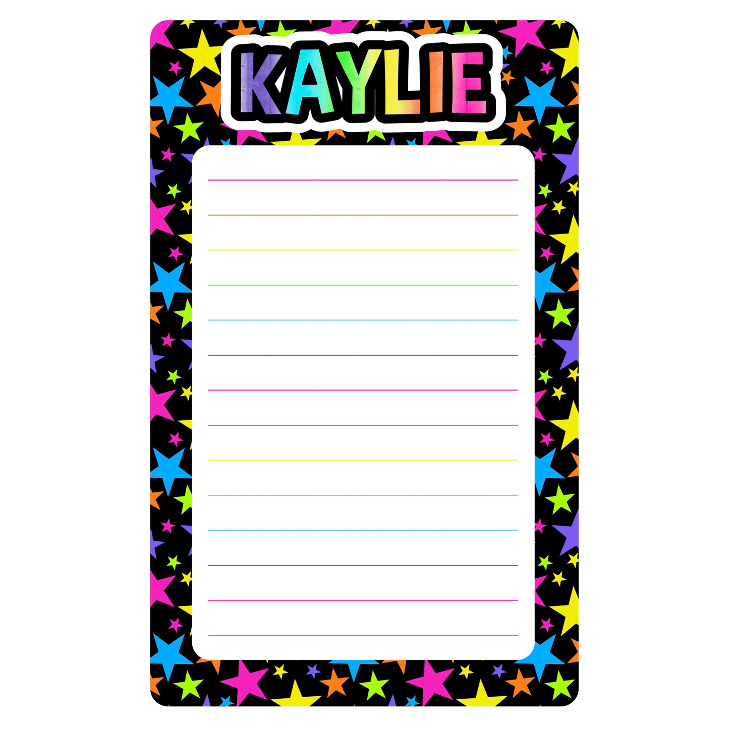 Personalized Lined Notepad (8.5" x 11")