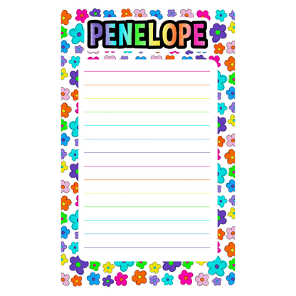 Personalized Lined Notepad (8.5" x 11")