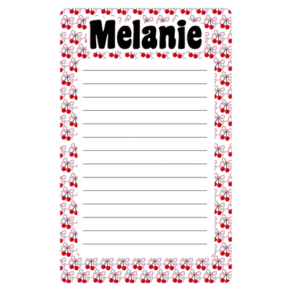 Personalized Lined Notepad (8.5" x 11")