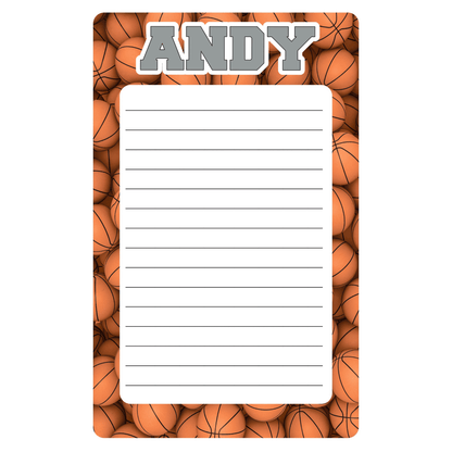 Personalized Lined Notepad (8.5" x 11")