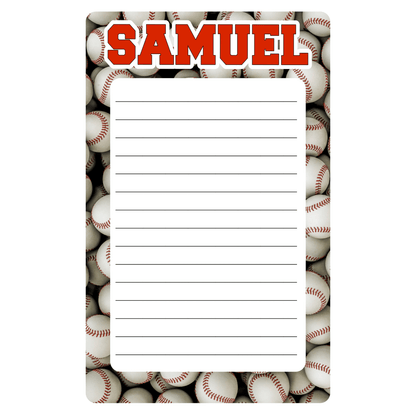 Personalized Lined Notepad (8.5" x 11")