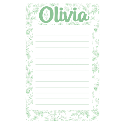 Personalized Lined Notepad (8.5" x 11")