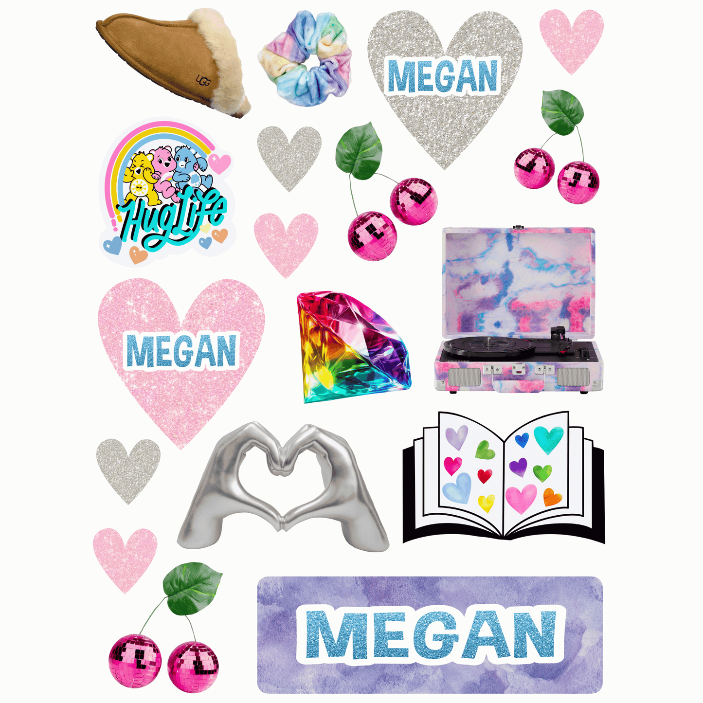 Cling It Sheet - CI 343 Hug Life (9x12)