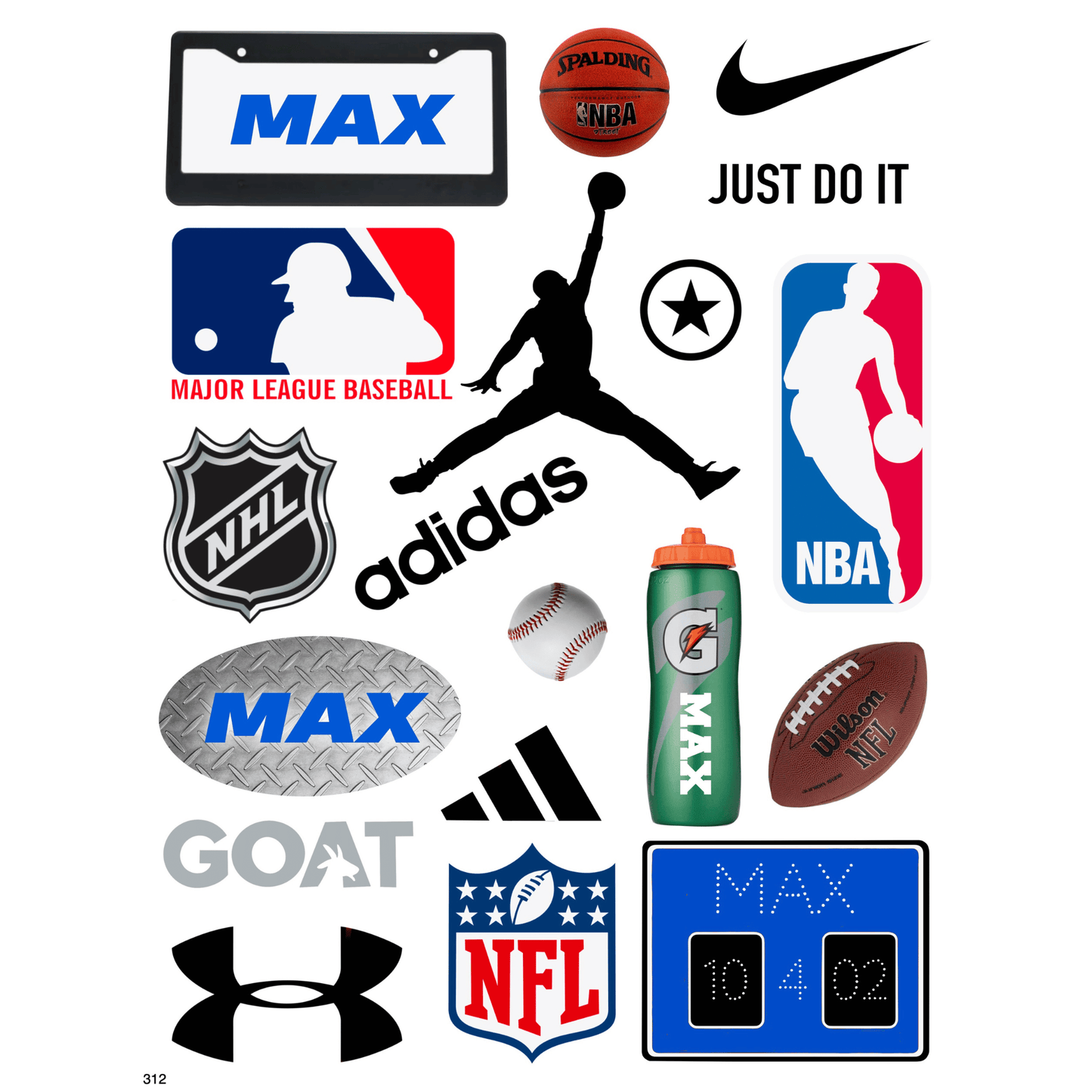 Cling It Sheet - CI 312 Scoreboard (9x12)