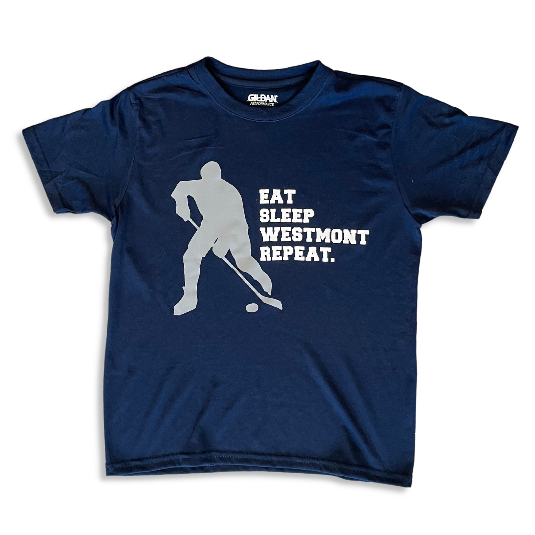 Westmont Eat Sleep Repeat T-Shirt