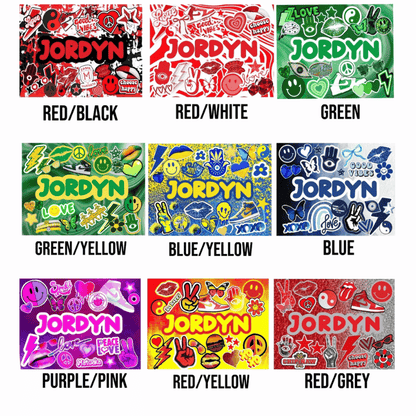 Create'd Predesigned Horizontal Camp Color Collages Backgrounds- Girls 2024