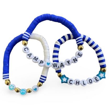 Half & Half Camp Color Bracelet Stack – (Set of 3)