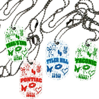 Dog Tag Camp Necklace