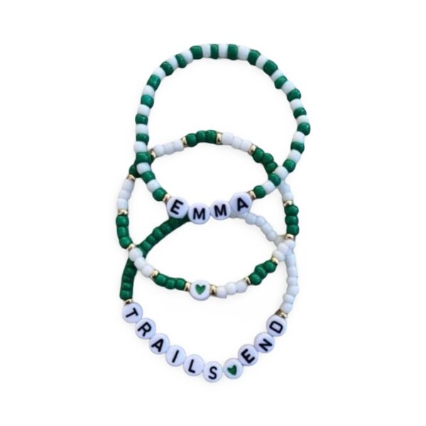 Seed Bead Traditional Camp Colors Bracelet Stack – (Set of 3)