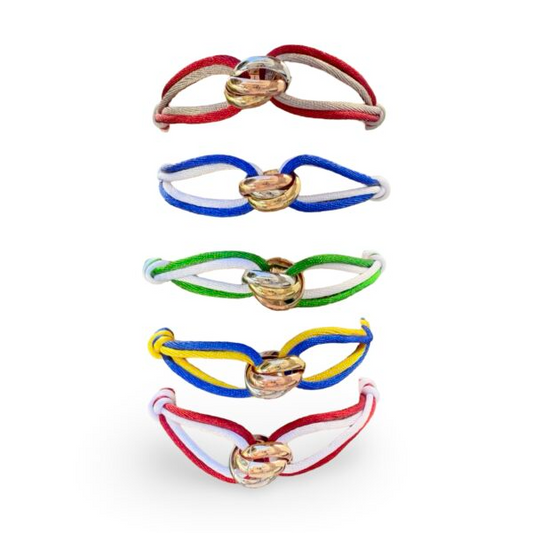 Infinity Camp Color Cord Bracelet