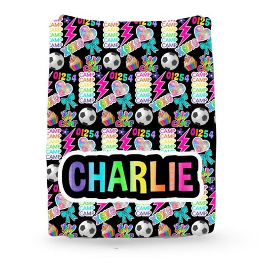 Top 10 “Graffiti” Blanket (Repeating Pattern)