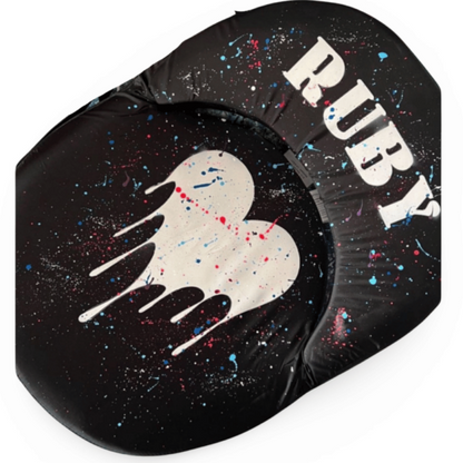 Painted Heart Camp Chair