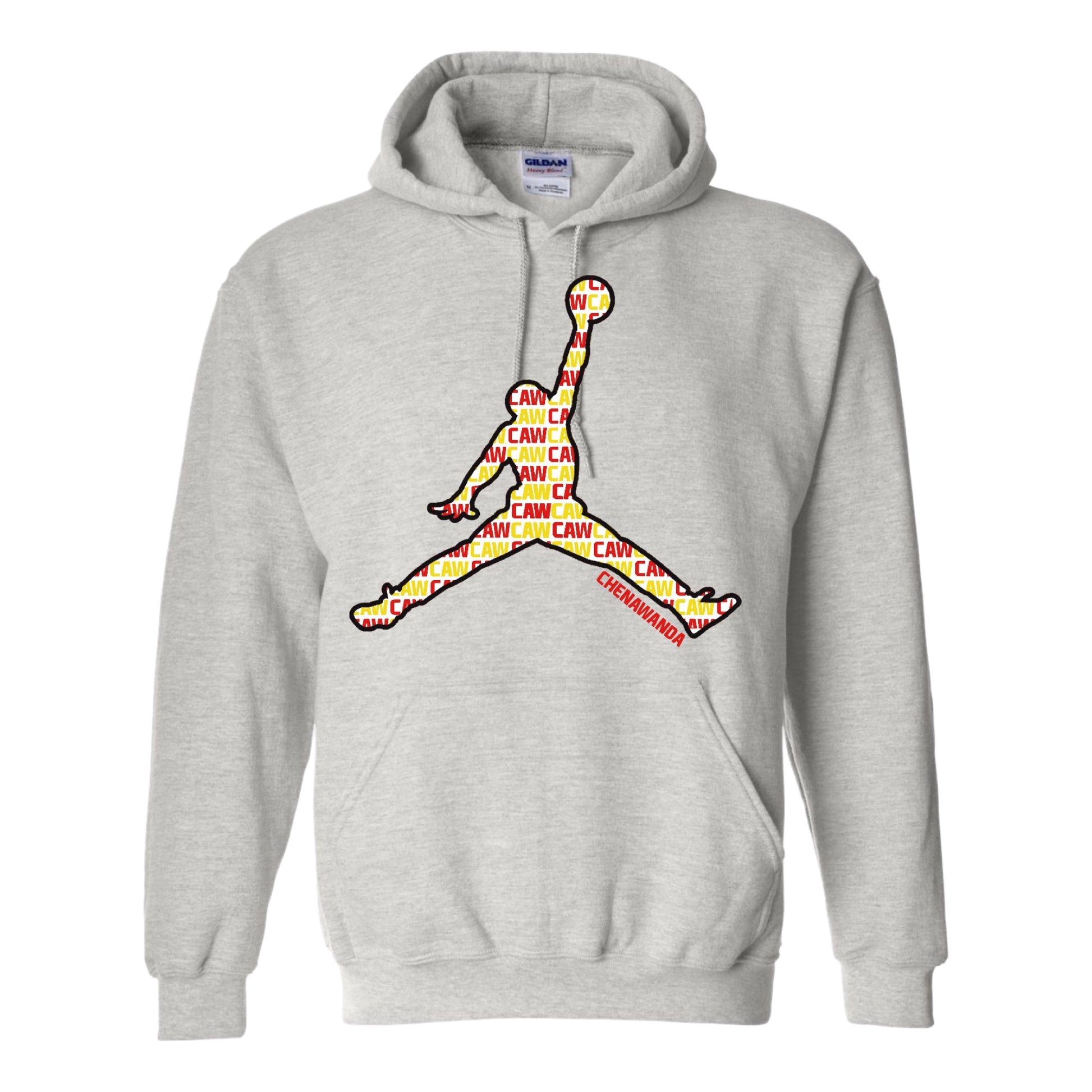 Logo Jump Man Hoodie - Custom Press