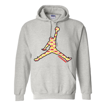Logo Jump Man Hoodie - Custom Press