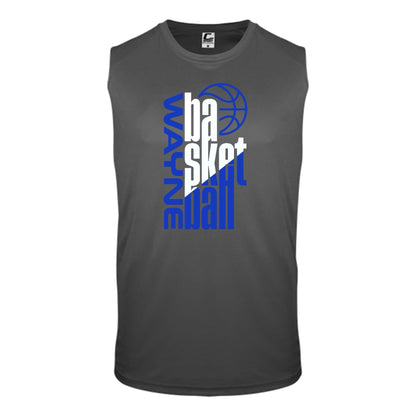 Vertical Basketball Shirt - Custom Press