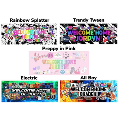 Welcome Home Banner – Pre-Designed Collage