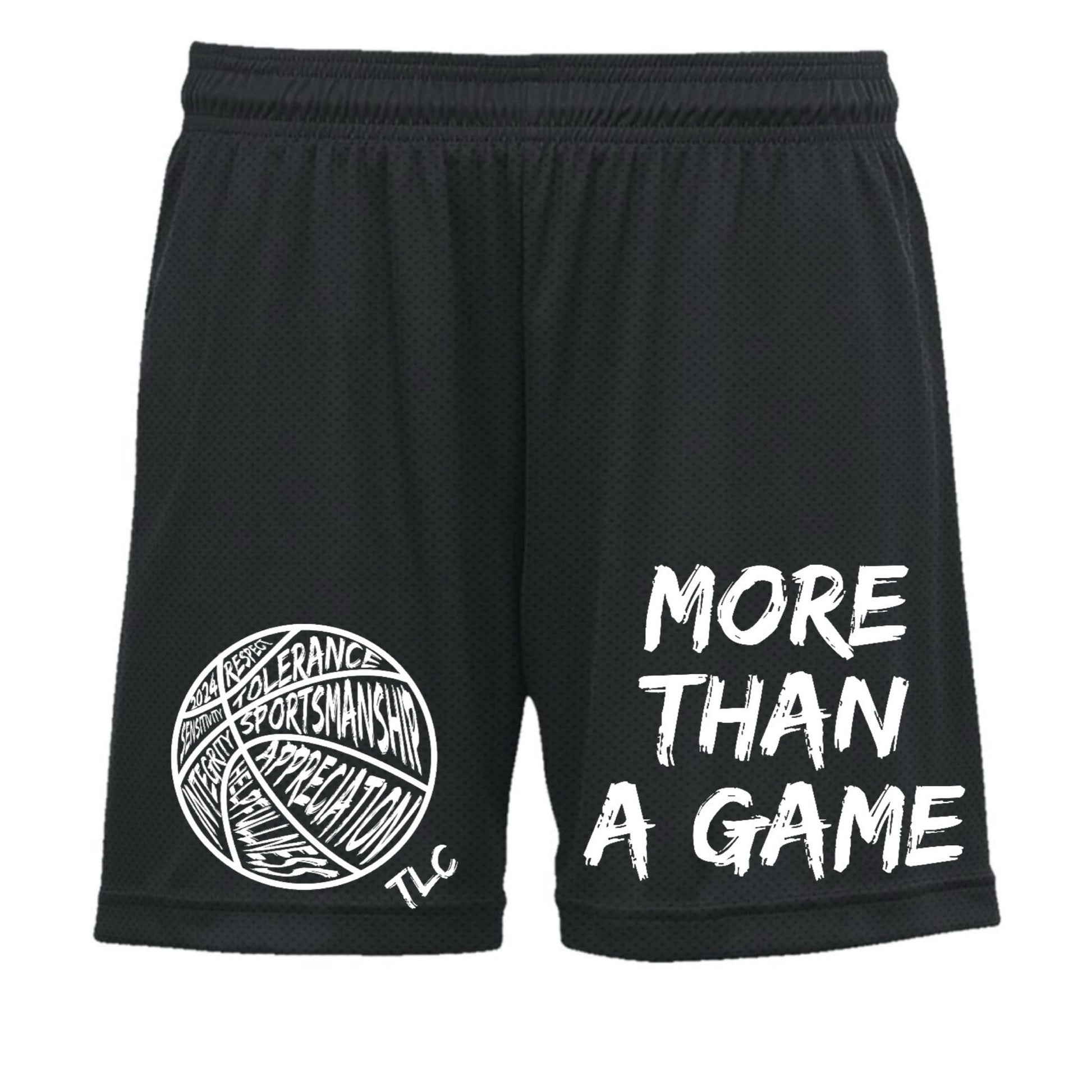 More Than a Game Mesh Shorts - Custom Press