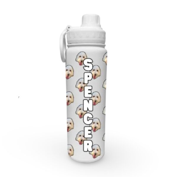 Dog Repeat – 360 Wrap Water Bottle