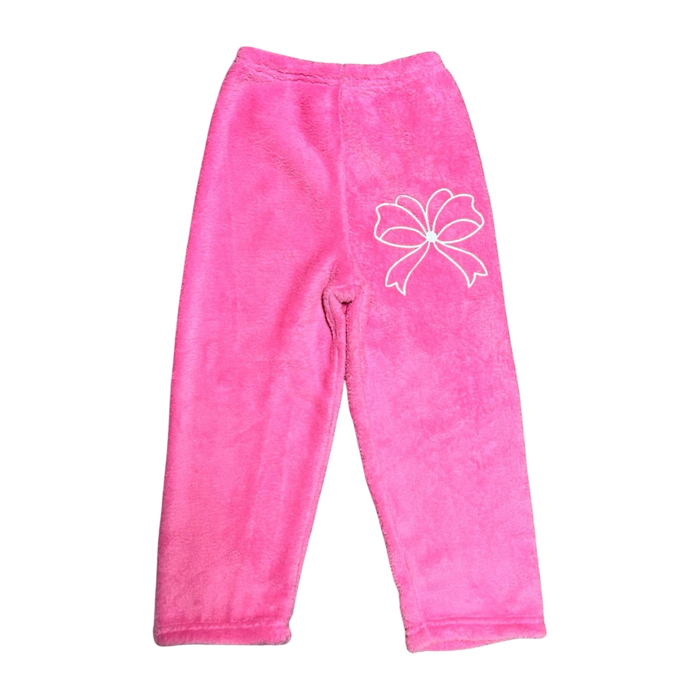 Pajama Pants with Camp Name and Bows - Made with Love &amp; Kisses