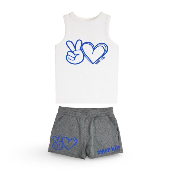 Peace Hand & Heart Suzette Shorts (Youth)