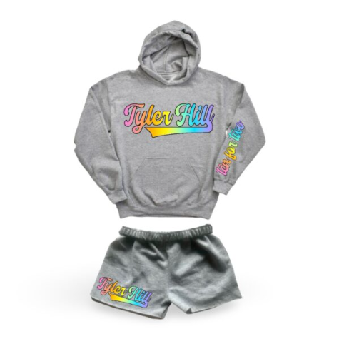 Pastel Rainbow Camp Sweatshirt